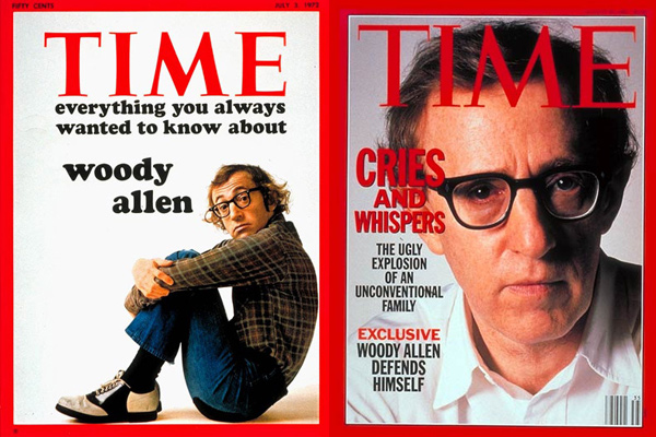 Obálky Time: Woody Allen