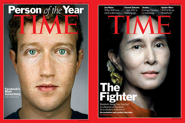 Obálky Time: Zuckerberg
