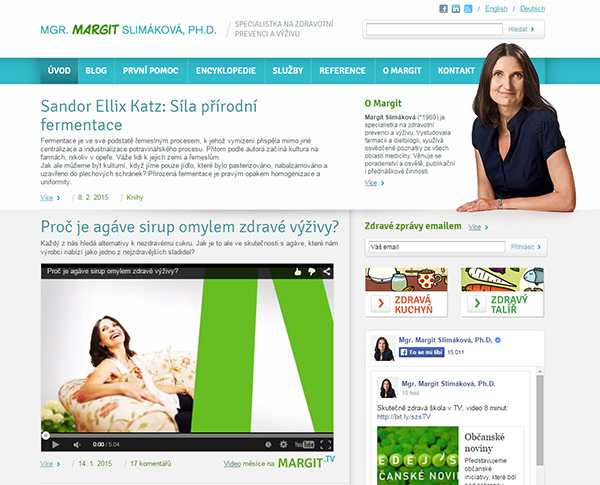 Web Margit Slimákové